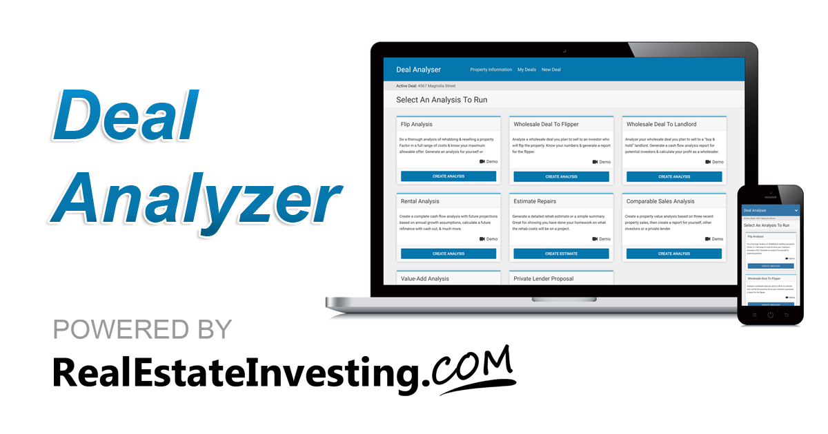 Deal Analyzer Calculator | RealEstateInvesting.com